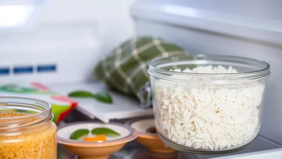 Hur länge håller kokt ris i kylen