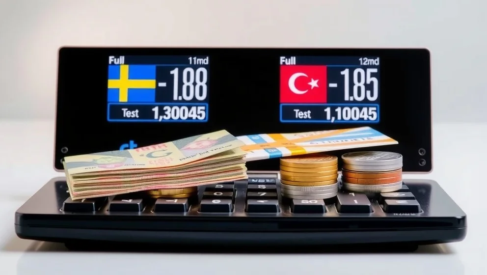 Vad kostar 1000 kron i turkiska lira